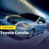 Toyota Corolla 121 spare parts - New PG Enterprises